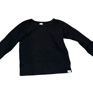 GUC GAP Toddler Boy Size 3T Black Quilted Sweatshirt